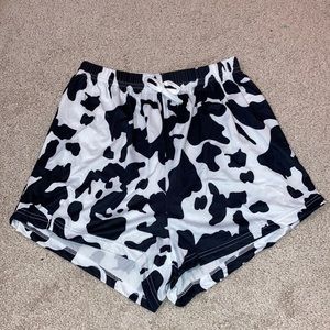 Cow Print Shorts